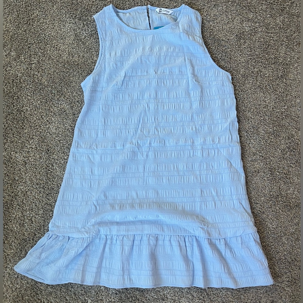 Sleeveless Blue Dress
